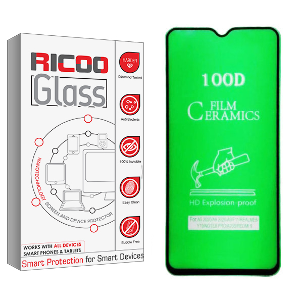 محافظ صفحه نمایش سرامیکی ریکوو مدل +HD مناسب برای گوشی موبایل سامسونگ Galaxy A20/ A30 / A50