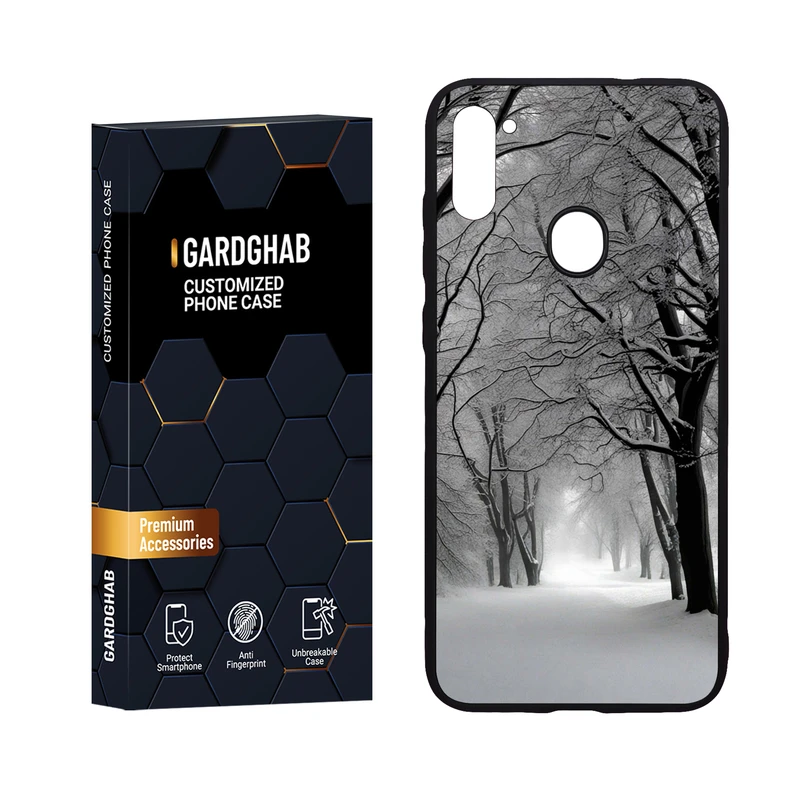  کاور گارد قاب مدل پشت گلس منظره و طبیعت مناسب برای گوشی موبایل سامسونگ Galaxy A11 / M11