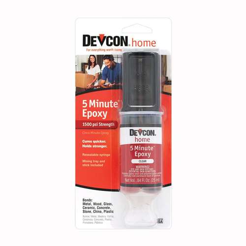 چسب اپوکسی شفاف دوکن مدل Devcon 5 minute Epoxy 20845 حجم 25 میلی لیتر 