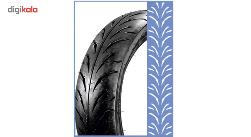 لاستیک موتورسیکلت ایران یاسا مدل 17-130/70