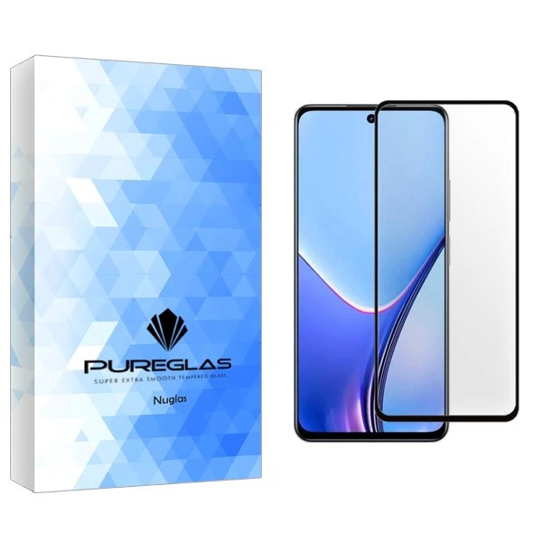محافظ صفحه نمایش شیشه ای پیور گلس مدل NueGlas مناسب برای گوشی موبایل ریلمی 11X
