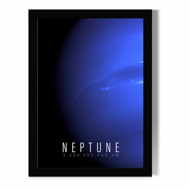 تابلو مدل دیواری طرح سیاره نپتون Neptune کد FD457
