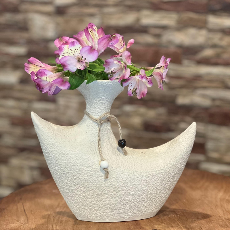 گلدان دکوری طرح قایق کد A52