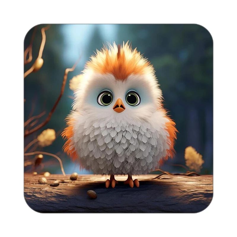 زیر لیوانی کاکتی طرح حیوانات کارتونی مدل mp28142