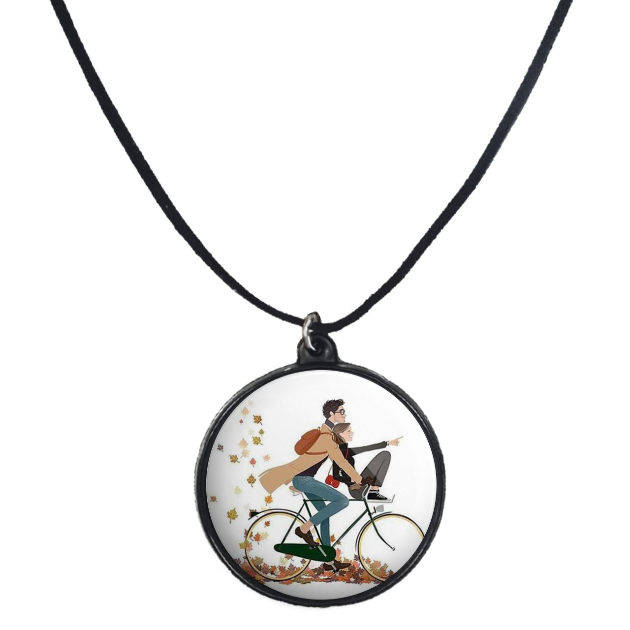 گردنبند پرمانه طرح عاشقانه کد pmb.5515 مدل دو طرفه