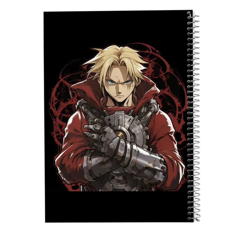 دفتر نت موسیقی 50 برگ مدوپد مدل Fullmetal Alchemist کد DF2303
