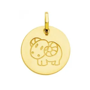 آویز گردنبند طلا 18 عیار زنانه قیراط طرح قوچ کد GH2483