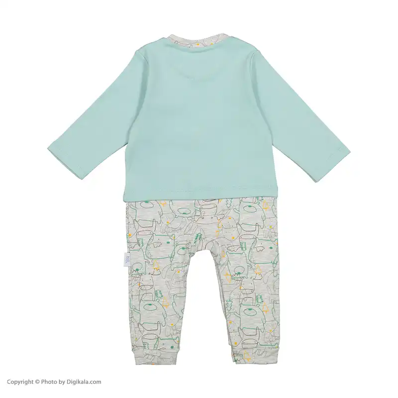 سرهمی نوزادی پسرانه نیلی مدل deer 83200