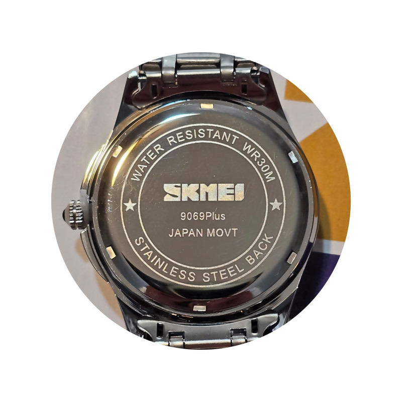 ساعت مچی عقربهای مردانه اسکمی مدل 9069 plus japan movt