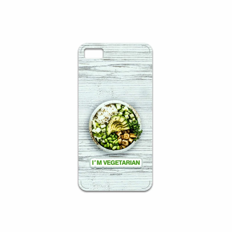 برچسب پوششی ماهوت مدل Im-vegetarian مناسب برای گوشی موبایل بلک بری Z10