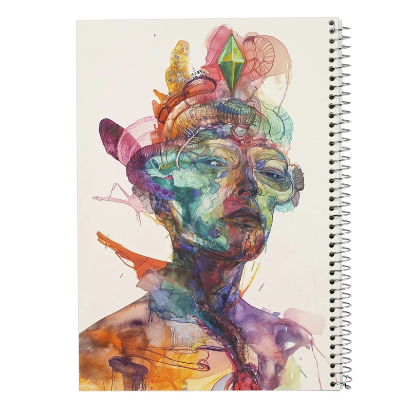 دفتر مشق 50 برگ مدوپد مدل نقاشی آدم کد DF15655