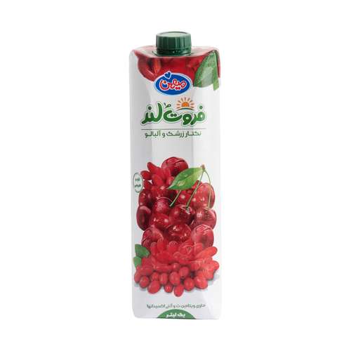 نکتار زرشک و آلبالو میهن حجم 1 لیتر