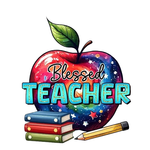 استیکر پارچه و لباس پاد آفرین طرح مدرسه کد 3007