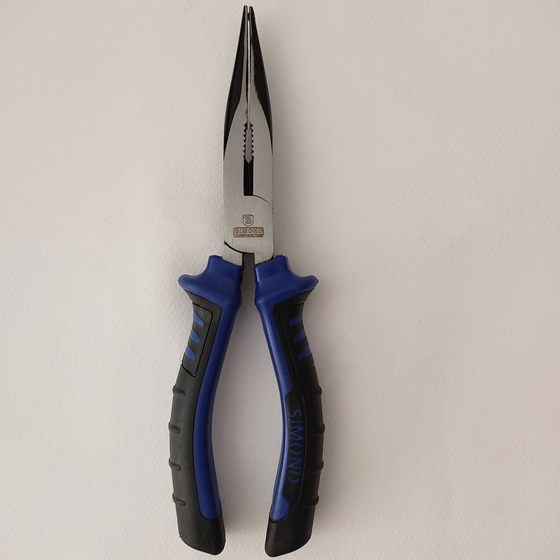 انبر دم باریک سیموند مدل S200 سایز 8 اینچ انبر دم باریک سیموند مدل S200 سایز 8 اینچ