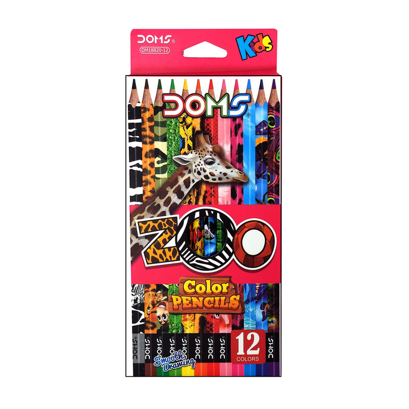 مداد رنگی 12 رنگ دامس کد 10