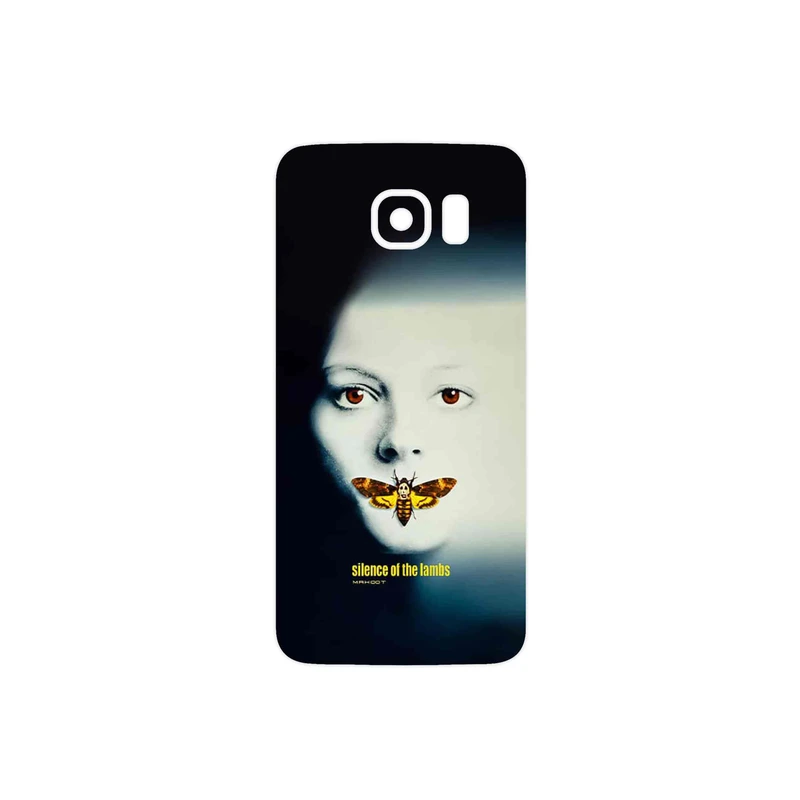 برچسب پوششی ماهوت مدل Silence of the Lambs مناسب برای گوشی موبایل سامسونگ Galaxy S6