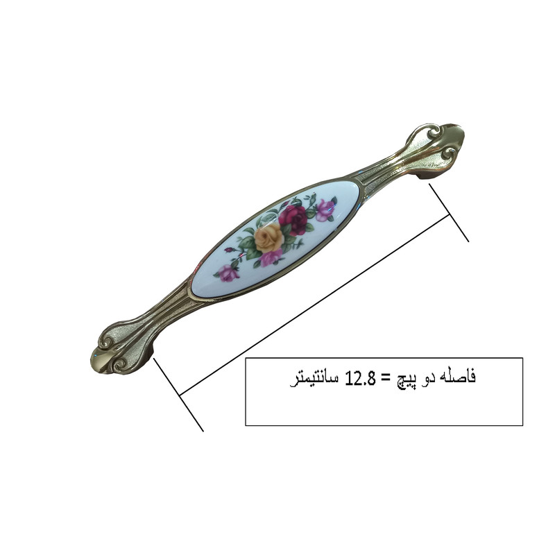 دستگیره کابینت مدل UT128 بسته 2 عددی