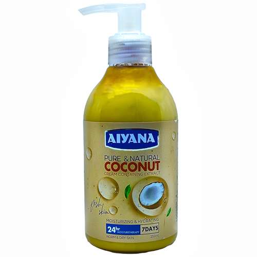 کرم آبرسان آیانا مدل نارگیل حجم 250 میلی لیتر