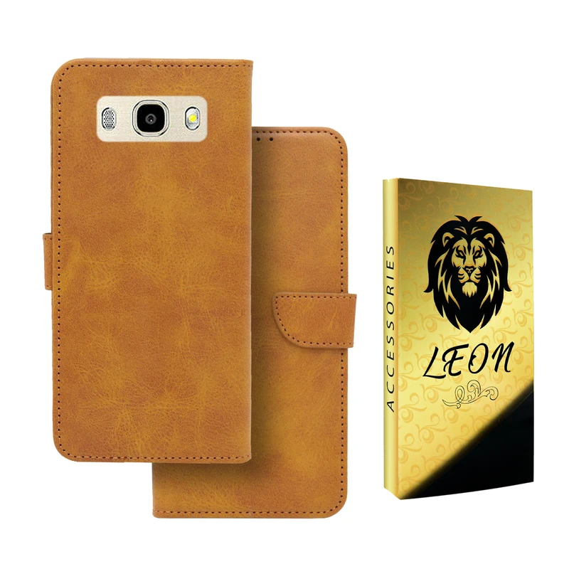 کیف کلاسوری لئون مدل Bors Oro مناسب برای گوشی موبایل سامسونگ Galaxy J710 / J7 2016