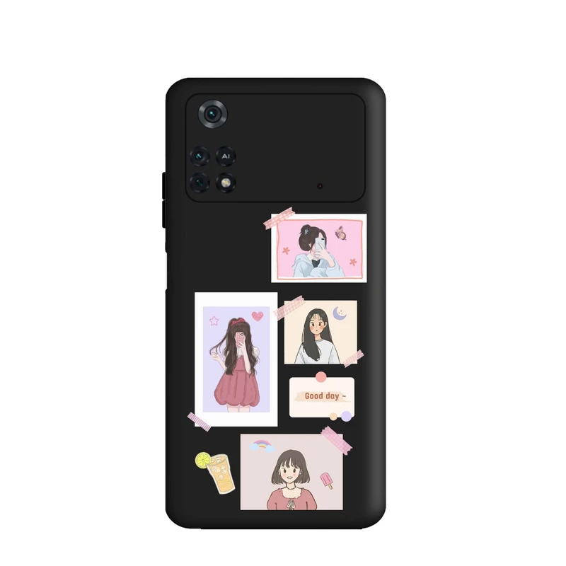 کاور قاب گارد طرح قاب عکس کد t9119 مناسب برای گوشی موبایل شیائومی Poco M4 Pro 4G
