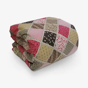 لحاف سندس مدل چهل تکه کد F967 دونفره سایز 220x190 سانتی متر