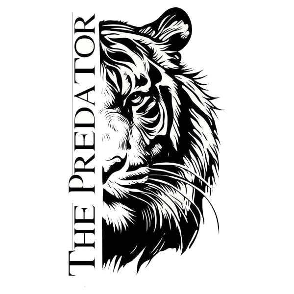 استیکر پارچه و لباس پاد آفرین طرح ببر کد 884