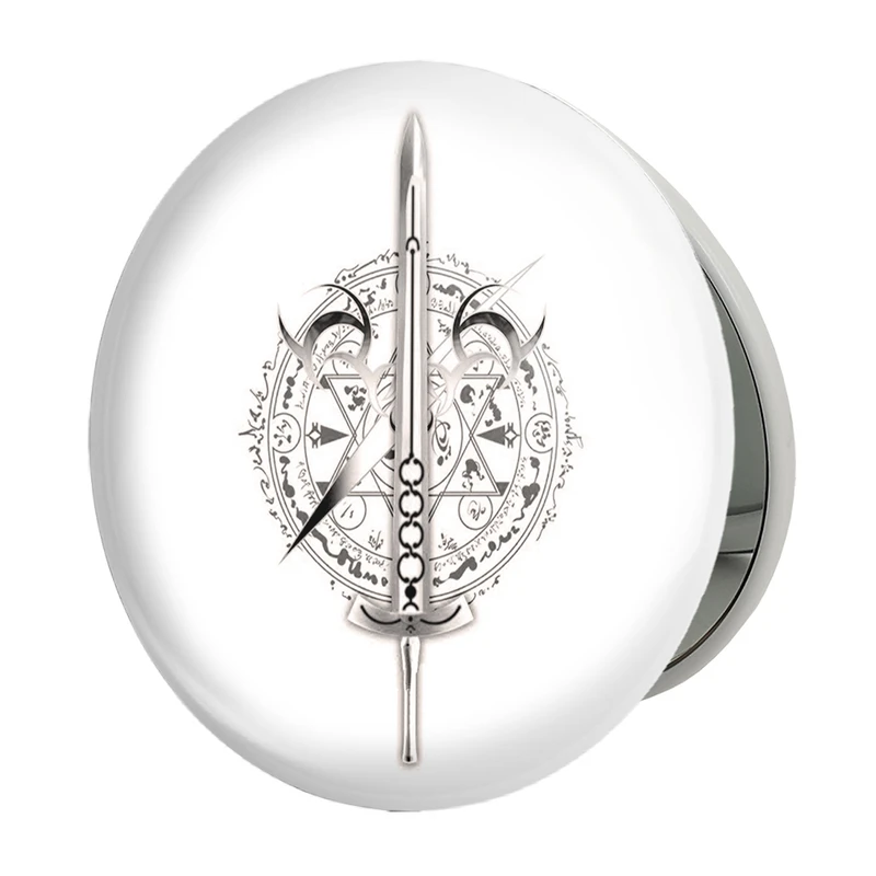 آینه جیبی خندالو طرح انیمه فیت استی نایت Fate Stay Night مدل تاشو کد 22818 