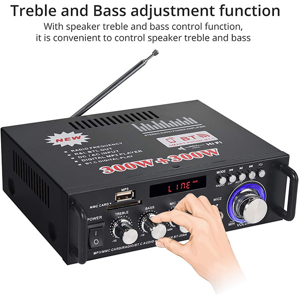 آمپلی فایر مدل هوشمند BT-298A