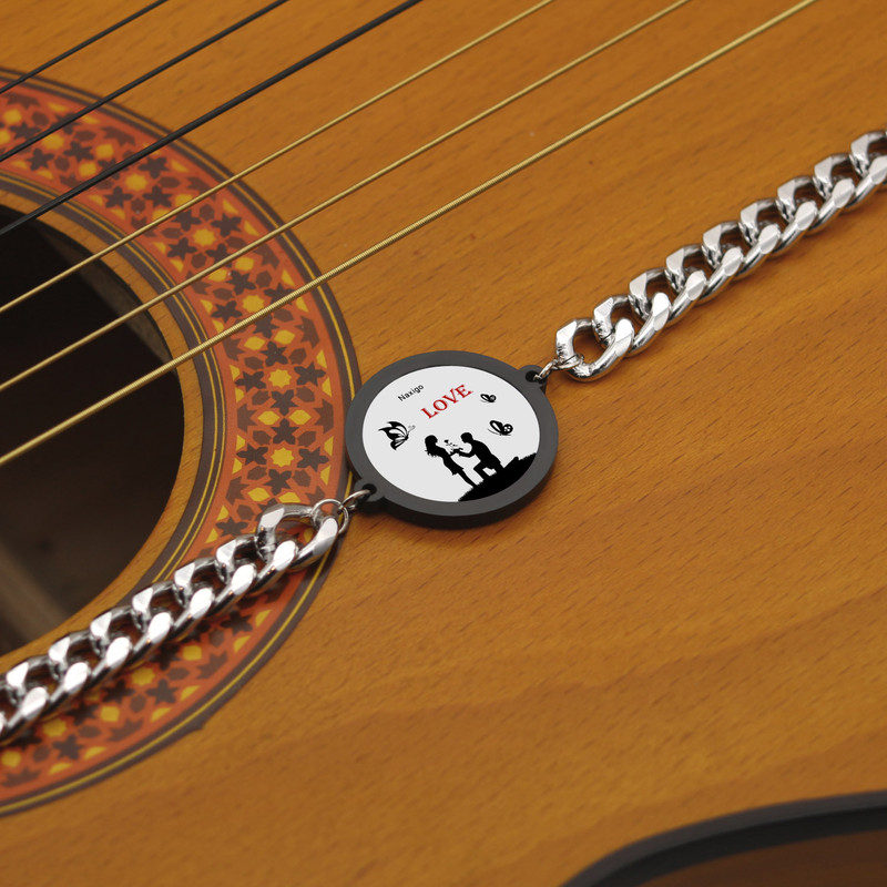 دستبند ناکسیگو مدل Love کد BZ7616 دستبند ناکسیگو مدل Love کد BZ7616