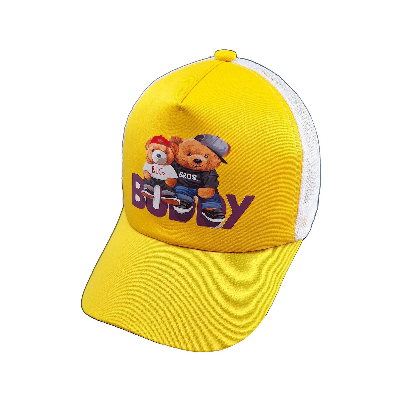 کلاه کپ بچگانه مدل BDDY کد 1190 رنگ زرد -  - 3