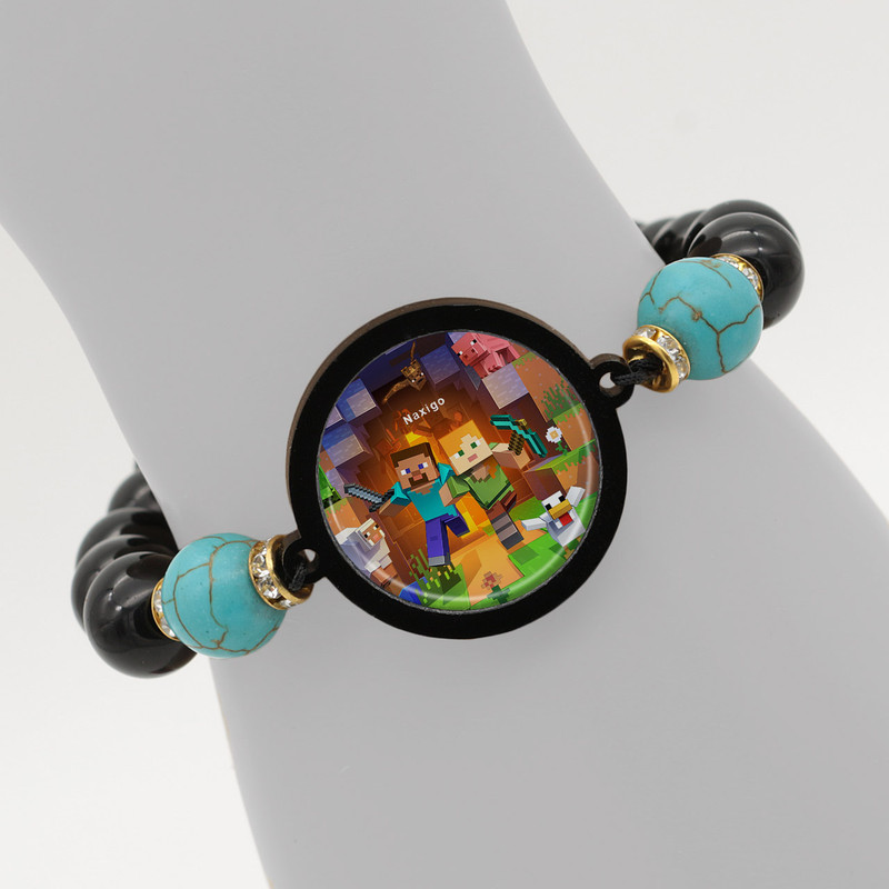 دستبند زنانه ناکسیگو مدل ماینکرفت کد BR6886 دستبند زنانه ناکسیگو مدل ماینکرفت کد BR6886