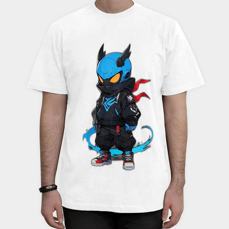 تیشرت آستین کوتاه مردانه مدل کارتونی آبی