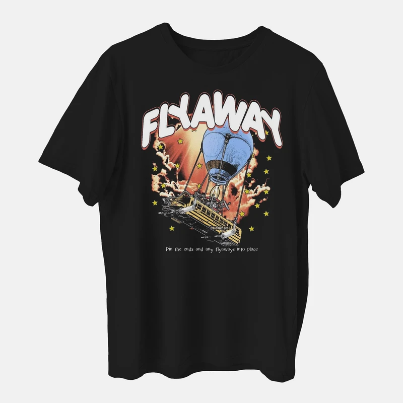 تی شرت آستین کوتاه مردانه مدل بالن پرنده z355