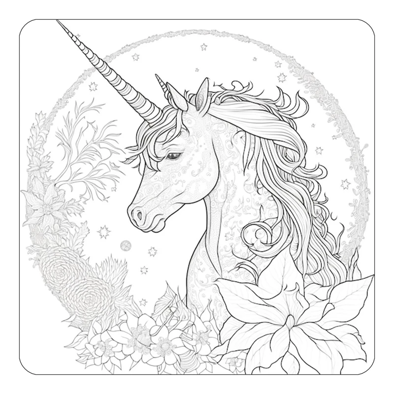 مگنت کاکتی طرح اسب تک شاخ و یونیکورن مدل mp30332