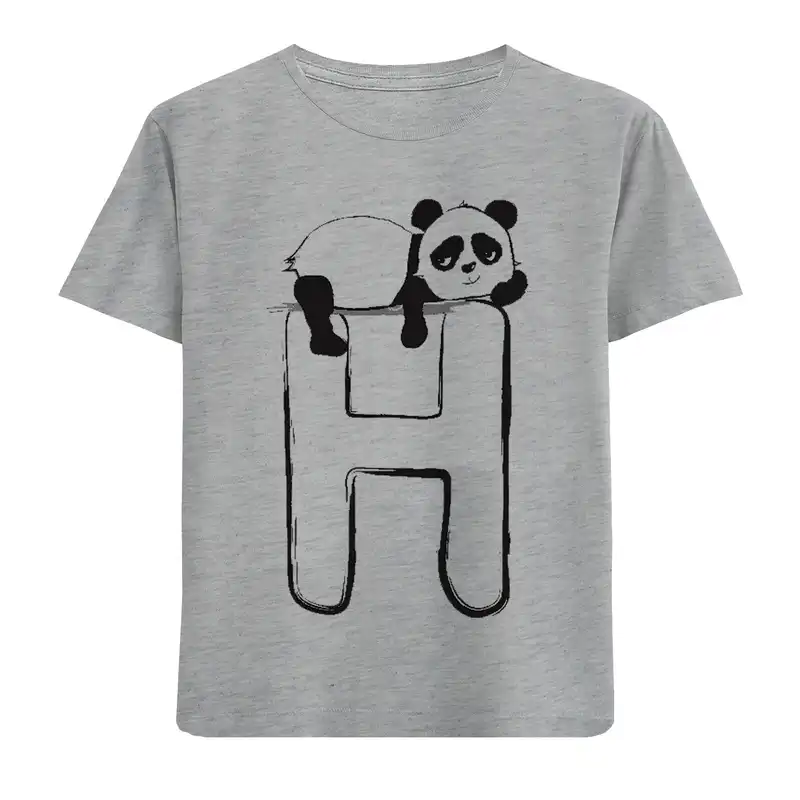 تی شرت آستین کوتاه بچگانه مدل پانداF767 H