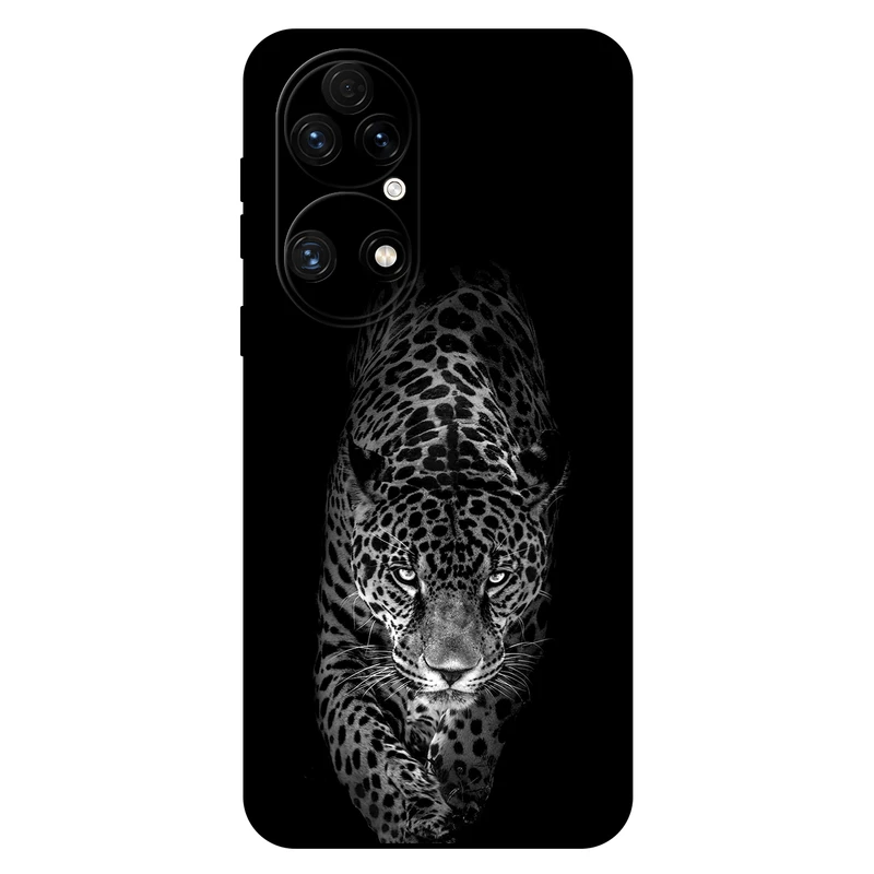 کاور مگافون طرح پلنگ مدل 1879 مناسب برای گوشی موبایل هوآوی P50 / P50E 