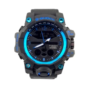 ساعت مچی عقربه‌ای مردانه مدل دوزمانه عقربه ای و دیجیتال GS-1000