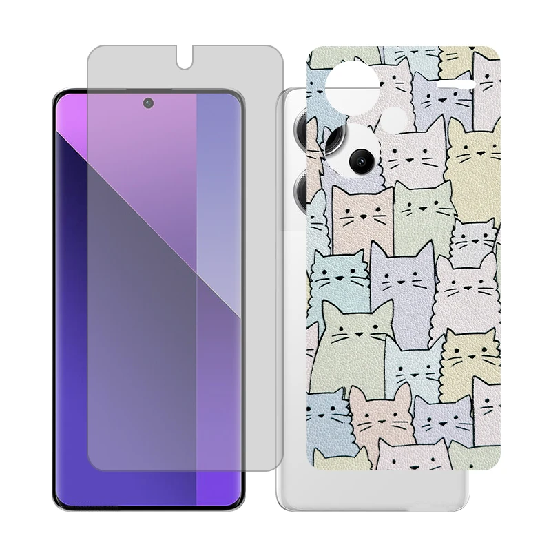 محافظ صفحه نمایش مات گلس مدل Together مناسب برای گوشی موبایل شیائومی Redmi Note 13 Pro Plus به همراه برچسب پوششی