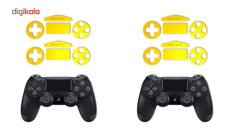 برچسب ماهوت مدلYellow Color Special مناسب برای کنسول بازی PS4 Pro