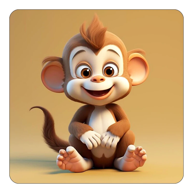 مگنت کاکتی طرح حیوانات کارتونی مدل mp27904