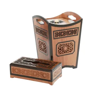 ست سطل و جا دستمال کاغذی کد ZF02