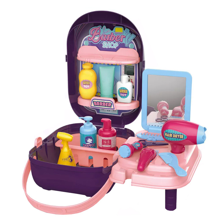 اسباب بازی طرح چمدان آرایشگری مدل Barber Suitcase