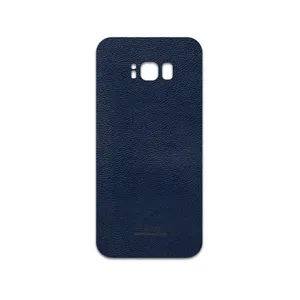 MAHOOT Deep-Blue-Leather Cover Sticker for Samsung Galaxy S8 Plus