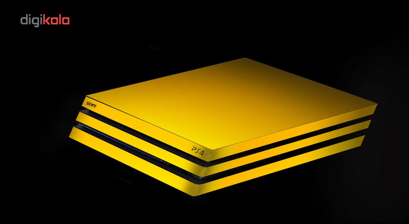 برچسب ماهوت مدلYellow Color Special مناسب برای کنسول بازی PS4 Pro