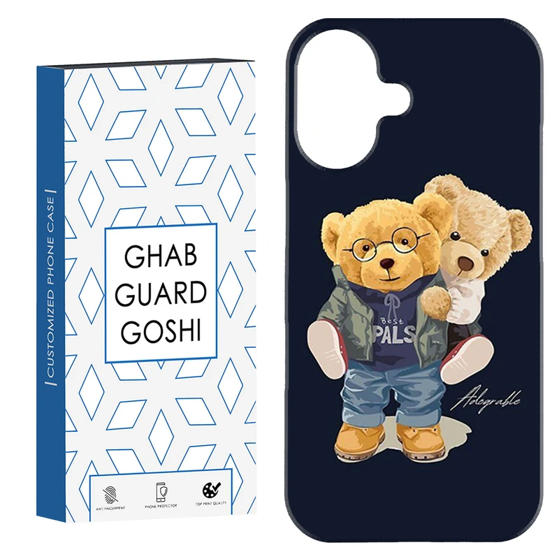 کاور قاب گارد گوشی طرح تدی کد Dimo-599 مناسب برای گوشی اپل Iphone 16     