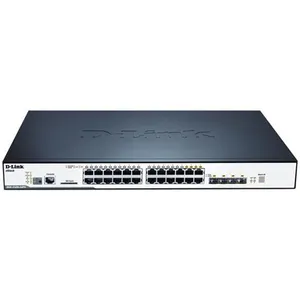 سوییچ گیگابیتی 20 پورت دی-لینک سری اکستاک مدل DGS-3120-24PC