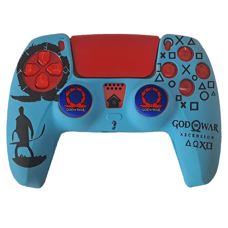 محافظ دسته بازی پلی استیشن 5 مدل God of war PS5434 به همراه روکش آنالوگ