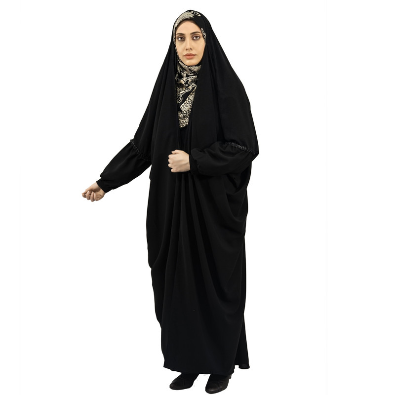 چادر دانشجویی مدل آستین پفی