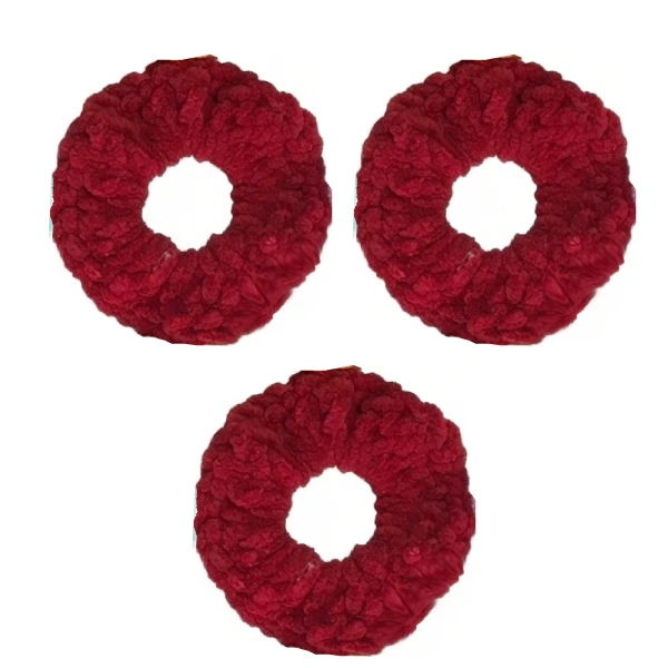 کش مو زنانه مدل حوله ای بسته 3 عددی