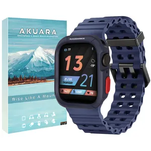 Akuara band model Ocean BBuckle Rugged suitable for Apple watch 45mm Series 7 with cover